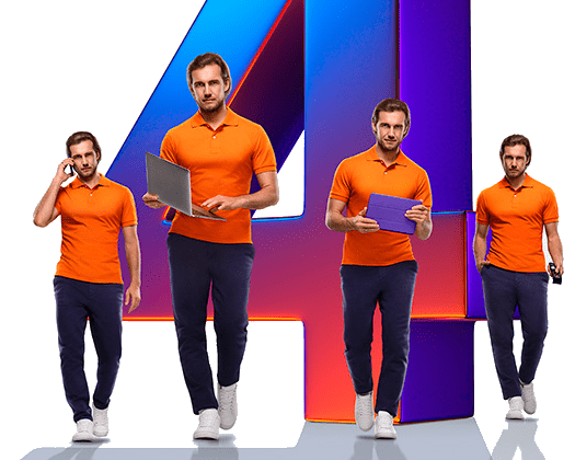 Великолепная четверка Ростелеком в село Нахвальское (Красноярский край)